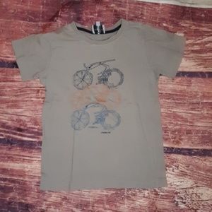 Juste Cle gray bike tshirt sz 7